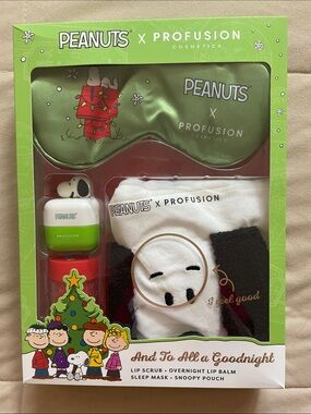 ππ Peanuts x Profusion Christmas Self-Care Gift Set NWT